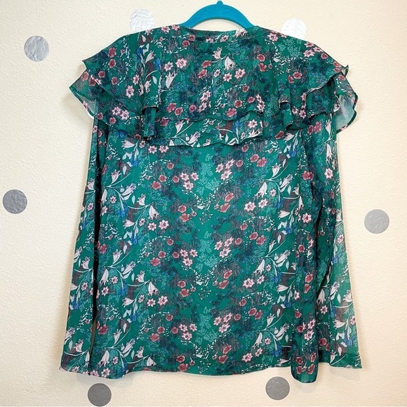 Promesa Prairie Floral Long Sleeve Blouse - Picture 4 of 5